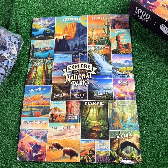 Explore Our National Parks 1000 Pieces Jigsaw Puzzle Made in USA by Latern Press - Picture 9 of 14